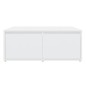vidaXL Mesa de centro madera contrachapada blanco 80x80x31 cm vidaXL Mesa de centro madera contrachapada blanco 80x80x31 cm
