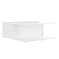 vidaXL Mesa de centro madera contrachapada blanco 80x80x31 cm vidaXL Mesa de centro madera contrachapada blanco 80x80x31 cm