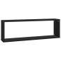 vidaXL Estantes cubo de pared 2 uds contrachapado negro 80x15x26,5 cm vidaXL Estantes cubo de pared 2 uds contrachapado negro 80x15x26,5 cm