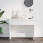 vidaXL Mesa consola madera contrachapada blanco brillo 89x41x76,5 cm vidaXL Mesa consola madera contrachapada blanco brillo 89x41x76,5 cm