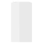 vidaXL Mesa consola madera contrachapada blanco brillo 89x41x76,5 cm vidaXL Mesa consola madera contrachapada blanco brillo 89x41x76,5 cm