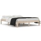 vidaXL Estructura de cama madera maciza 150x200 cm vidaXL Estructura de cama madera maciza 150x200 cm