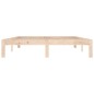 vidaXL Estructura de cama madera maciza 150x200 cm vidaXL Estructura de cama madera maciza 150x200 cm
