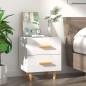 vidaXL Mesita de noche blanco brillante 40x35x47,5 cm vidaXL Mesita de noche blanco brillante 40x35x47,5 cm