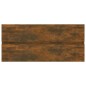 vidaXL Mueble lavabo madera contrachapada roble ahumado 100x38,5x45 cm vidaXL Mueble lavabo madera contrachapada roble ahumado 100x38,5x45 cm