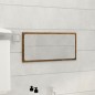 vidaXL Set de muebles baño 2 pzas madera contrachapada roble ahumado vidaXL Set de muebles baño 2 pzas madera contrachapada roble ahumado