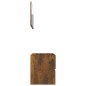 vidaXL Set de muebles baño 2 pzas madera contrachapada roble ahumado vidaXL Set de muebles baño 2 pzas madera contrachapada roble ahumado