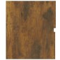 vidaXL Set de muebles baño 2 pzas madera contrachapada roble ahumado vidaXL Set de muebles baño 2 pzas madera contrachapada roble ahumado
