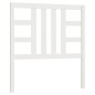 vidaXL Cabecero de cama madera maciza de pino blanco 106x4x100 cm vidaXL Cabecero de cama madera maciza de pino blanco 106x4x100 cm