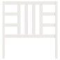 vidaXL Cabecero de cama madera maciza de pino blanco 106x4x100 cm vidaXL Cabecero de cama madera maciza de pino blanco 106x4x100 cm