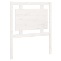 vidaXL Cabecero de cama madera maciza de pino blanco 80,5x4x100 cm