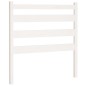 vidaXL Cabecero de cama madera maciza de pino blanco 106x4x100 cm vidaXL Cabecero de cama madera maciza de pino blanco 106x4x100 cm