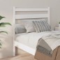 vidaXL Cabecero de cama madera maciza de pino blanco 106x4x100 cm vidaXL Cabecero de cama madera maciza de pino blanco 106x4x100 cm