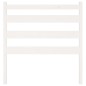 vidaXL Cabecero de cama madera maciza de pino blanco 106x4x100 cm vidaXL Cabecero de cama madera maciza de pino blanco 106x4x100 cm