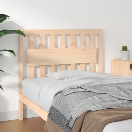 vidaXL Cabecero de cama madera maciza de pino 105,5x4x100 cm