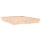 vidaXL Estructura de cama con LED madera maciza 140x190 cm vidaXL Estructura de cama con LED madera maciza 140x190 cm