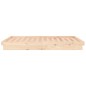 vidaXL Estructura de cama con LED madera maciza 140x190 cm vidaXL Estructura de cama con LED madera maciza 140x190 cm