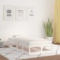 vidaXL Estructura de cama individual madera maciza blanca 75x190 cm vidaXL Estructura de cama individual madera maciza blanca 75x190 cm