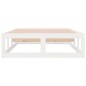 vidaXL Estructura de cama individual madera maciza blanca 75x190 cm vidaXL Estructura de cama individual madera maciza blanca 75x190 cm