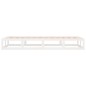 vidaXL Estructura de cama individual madera maciza blanca 75x190 cm vidaXL Estructura de cama individual madera maciza blanca 75x190 cm
