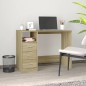 vidaXL Escritorio cajones madera contrachapada Sonoma 102x50x76 cm vidaXL Escritorio cajones madera contrachapada Sonoma 102x50x76 cm