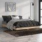 vidaXL Estructura de cama madera contrachapada roble Sonoma 140x190 cm