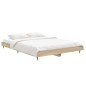 vidaXL Estructura de cama madera contrachapada roble Sonoma 140x190 cm
