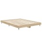vidaXL Estructura de cama madera contrachapada roble Sonoma 140x190 cm