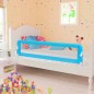vidaXL Barandilla de seguridad cama de niño poliéster azul 120x42 cm vidaXL Barandilla de seguridad cama de niño poliéster azul 120x42 cm
