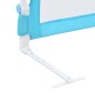 vidaXL Barandilla de seguridad cama de niño poliéster azul 120x42 cm vidaXL Barandilla de seguridad cama de niño poliéster azul 120x42 cm