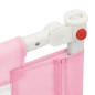 vidaXL Barandilla de seguridad cama de niño rosa tela 140x25 cm vidaXL Barandilla de seguridad cama de niño rosa tela 140x25 cm