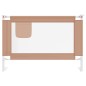 vidaXL Barandilla de seguridad cama de niño taupe tela 100x25 cm vidaXL Barandilla de seguridad cama de niño taupe tela 100x25 cm