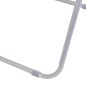 vidaXL Sillas de camping plegables 2 uds acero verde blanco 52x62x75cm vidaXL Sillas de camping plegables 2 uds acero verde blanco 52x62x75cm