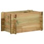 vidaXL Jardinera de verduras madera pino impregnada 40 cm vidaXL Jardinera de verduras madera pino impregnada 40 cm