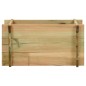 vidaXL Jardinera de verduras madera pino impregnada 40 cm vidaXL Jardinera de verduras madera pino impregnada 40 cm
