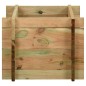 vidaXL Jardinera de verduras madera pino impregnada 40 cm vidaXL Jardinera de verduras madera pino impregnada 40 cm