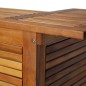 vidaXL Mesa alta de bar de madera de acacia maciza 110x50x105 cm vidaXL Mesa alta de bar de madera de acacia maciza 110x50x105 cm