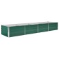 vidaXL Arriate de jardín de acero galvanizado verde 320x80x45 cm vidaXL Arriate de jardín de acero galvanizado verde 320x80x45 cm