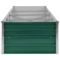 vidaXL Arriate de jardín de acero galvanizado verde 320x80x45 cm vidaXL Arriate de jardín de acero galvanizado verde 320x80x45 cm