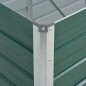 vidaXL Arriate de jardín de acero galvanizado verde 320x80x45 cm vidaXL Arriate de jardín de acero galvanizado verde 320x80x45 cm