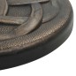 vidaXL Base de sombrilla redonda de poliresina bronce 19 kg vidaXL Base de sombrilla redonda de poliresina bronce 19 kg