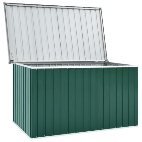 vidaXL Caja de almacenaje para jardín verde 171x99x93 cm