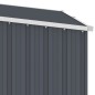 vidaXL Cobertizo jardín leña antracita acero galvanizado 245x98x159cm vidaXL Cobertizo jardín leña antracita acero galvanizado 245x98x159cm