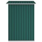 vidaXL Cobertizo de jardín acero galvanizado verde 205x129x183 cm vidaXL Cobertizo de jardín acero galvanizado verde 205x129x183 cm