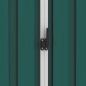 vidaXL Cobertizo de jardín acero galvanizado verde 205x129x183 cm vidaXL Cobertizo de jardín acero galvanizado verde 205x129x183 cm