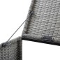 vidaXL Cobertizo cuadruple cubo basura ratán PE antracita 305x78x120cm vidaXL Cobertizo cuadruple cubo basura ratán PE antracita 305x78x120cm