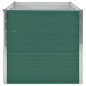vidaXL Jardinera elevada de acero galvanizado verde 160x80x77cm