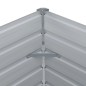 vidaXL Jardinera elevada de acero galvanizado verde 160x80x77cm
