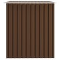 vidaXL Caseta de almacenamiento jardín acero marrón 257x205x178 cm vidaXL Caseta de almacenamiento jardín acero marrón 257x205x178 cm