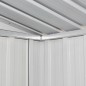vidaXL Caseta de almacenamiento jardín acero marrón 257x205x178 cm vidaXL Caseta de almacenamiento jardín acero marrón 257x205x178 cm